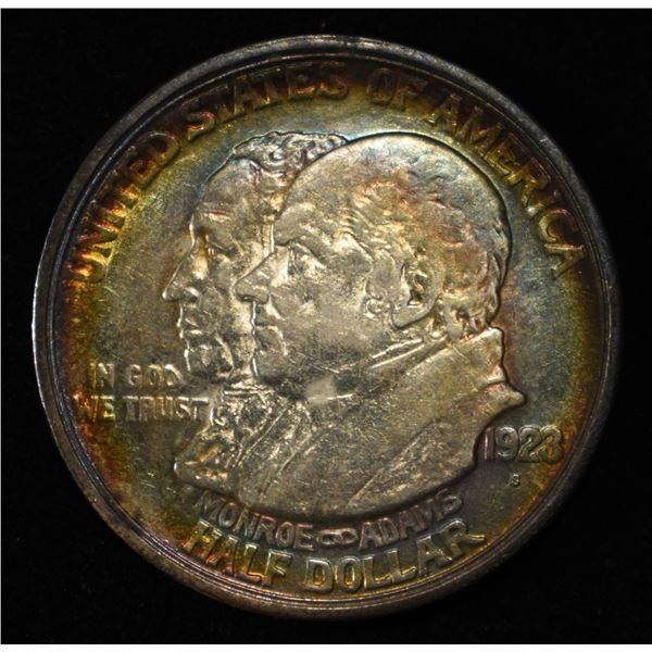 1923-S 50C COMMEM MONROE DOCTRINE GEM BU