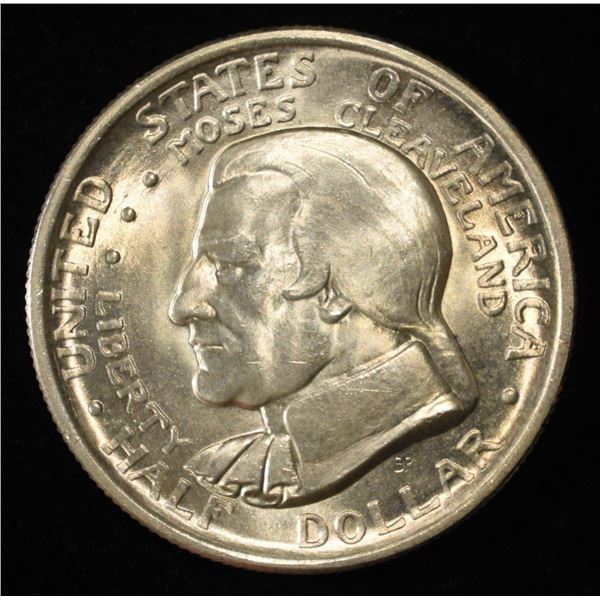 1936 50C COMMEM CLEVELAND GEM BU