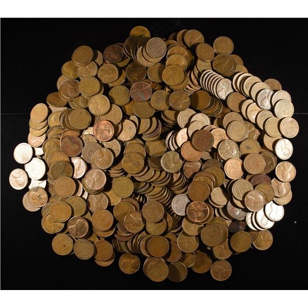 (500) WHEAT CENTS: MIXED DATES