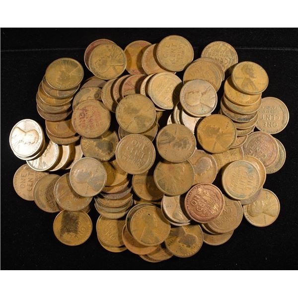 (108) WHEAT CENTS FROM THE TEENS