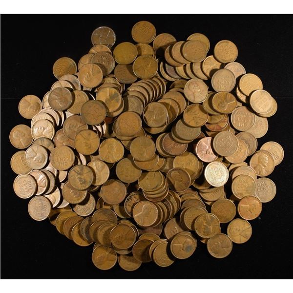 (250) WHEAT CENTS FROM THE 1930'S