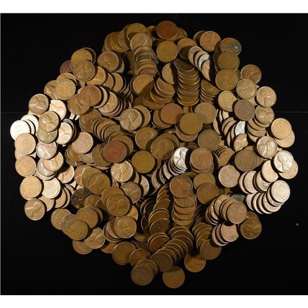 (500) 40'S & 50'S WHEAT CENTS