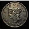 Image 1 : 1843 LARGE CENT XF