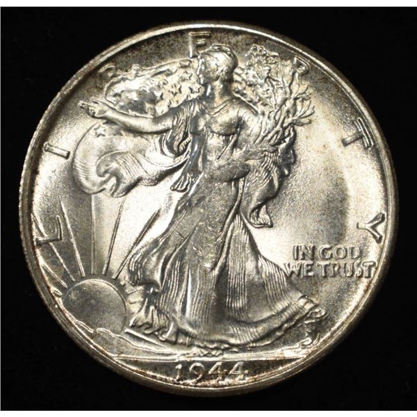 1944-S WALKING LIBERTY HALF DOLLAR CH BU
