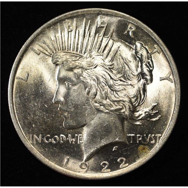 1922 PEACE DOLLAR GEM BU