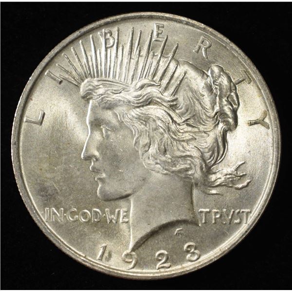 1923 PEACE DOLLAR BU