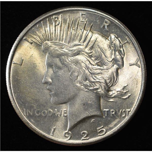 1925 PEACE DOLLAR BU
