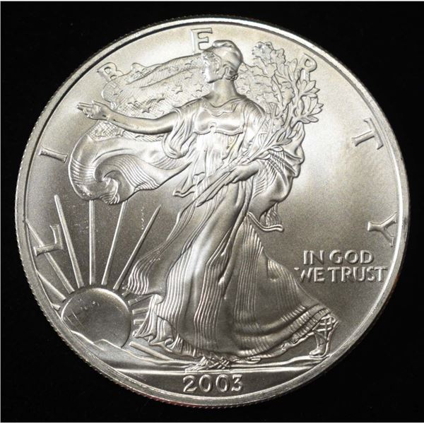 2003 AMERICAN SILVER EAGLE