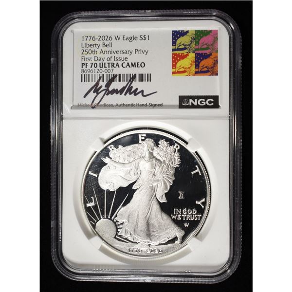 1776-2026-W ASE LIBERTY BELL NGC PF70 ULTRA CAMEO