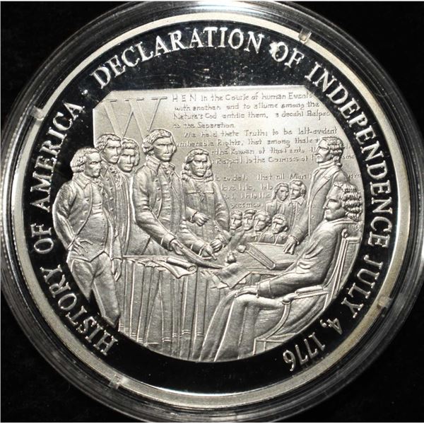 JULY 4TH, 1776 APPROX 0.64 OZ .999 SILVER