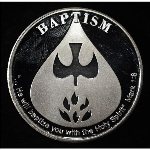 BAPTISM 1 OZ .999 SILVER ROUND