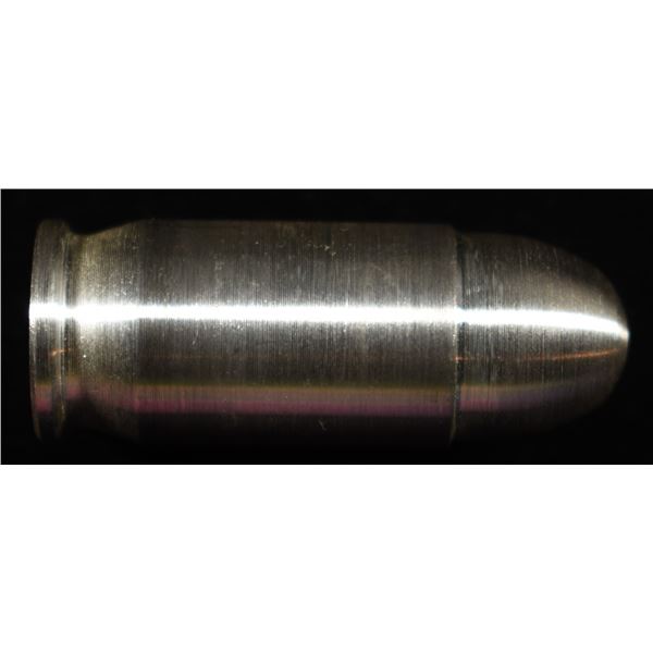 45 CAL BULLET 1 OZ .999 SILVER BAR