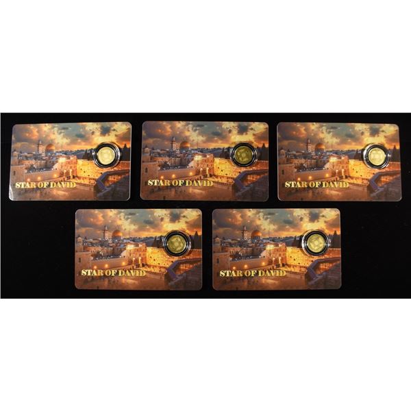 (5) 2026 REP OF LIBERIA 1/1000TH OZ .9999 GOLD