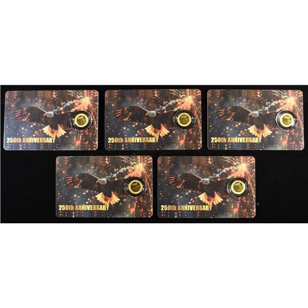 (5) 2026 NIUE 50C 1/1000TH .9999 GOLD