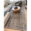 Image 1 : CB2 Raumont Hand-Knotted Black Wool Rug