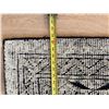 Image 4 : CB2 Raumont Hand-Knotted Black Wool Rug