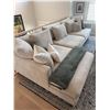 Image 1 : Urban Barn Sectional Sofa, Textured Beige Upholstery