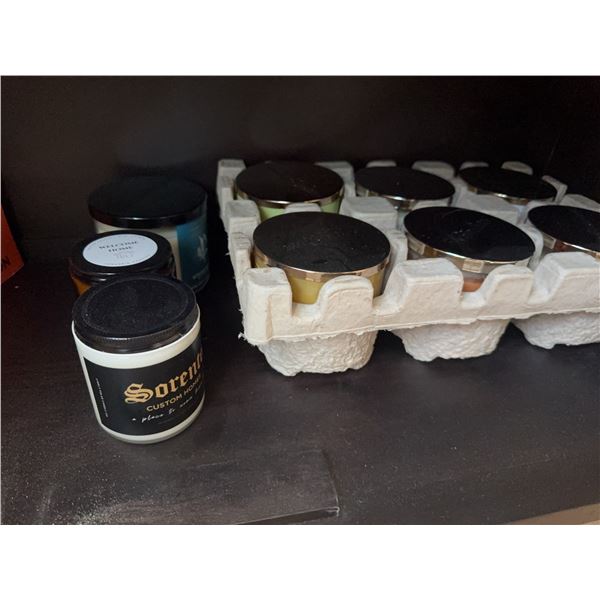 Scented Candles Including White Barn and Sorrento
