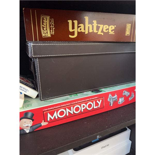 Yahtzee Vintage Edition and Monopoly Board Games