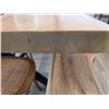 Image 20 : Live Edge Wood And Resin Dining Table Set With Four Chairs And Bench