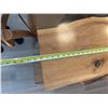 Image 5 : Live Edge Wood And Resin Dining Table Set With Four Chairs And Bench