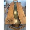 Image 9 : Live Edge Wood And Resin Dining Table Set With Four Chairs And Bench