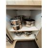 Image 1 : Stainless Steel Cookware Set with Lids and Colander