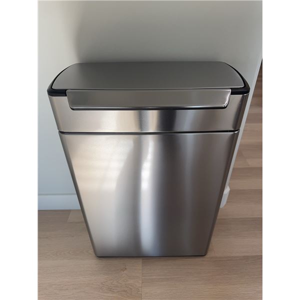 Simplehuman Stainless Steel Rectangular Sensor Trash Can