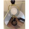 Image 4 : Modern Black Metal Table Lamp With Fabric Shade