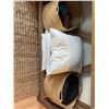 Image 2 : Three White Square Throw Pillows
