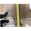 Image 2 : Wood Console Table, Rectangular, Approx. 55x14x34 Inches