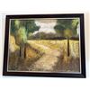 Image 1 : Marian Signed Landscape Oil Painting 40" x 54"