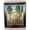 Image 1 : Landscape Oil Painting by Makary, Framed, 32" x 26"