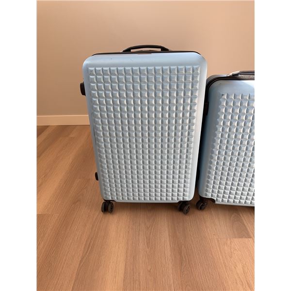 Samsonite Blue Hard Shell Luggage and Locket Luggage Set