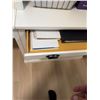 Image 7 : White Desk and Bookshelf Set With Drawers and Decorations