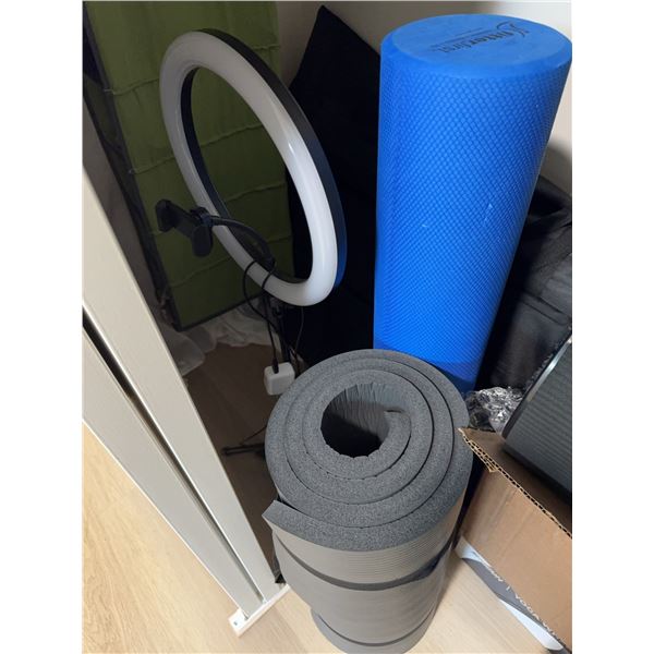 Yoga Mats and Filming Equipment Bundle