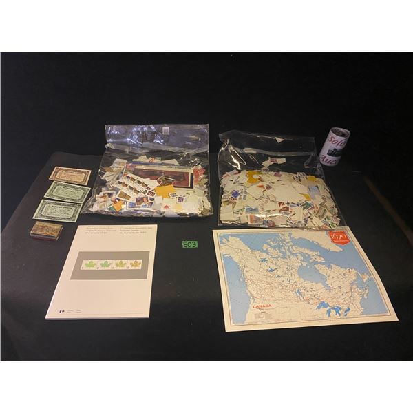 Large stamp collection