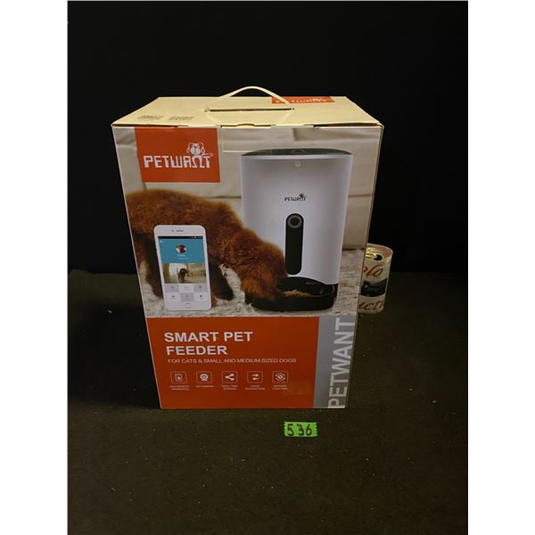 Smart pet feeder for cats and small to medium sized dogs