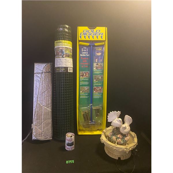 Lot of garden items