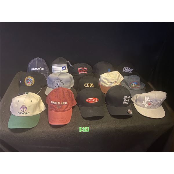 15 Ball caps
