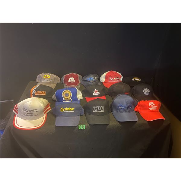 15 Ball caps