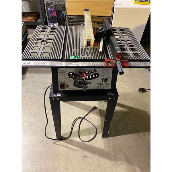 10" Table saw