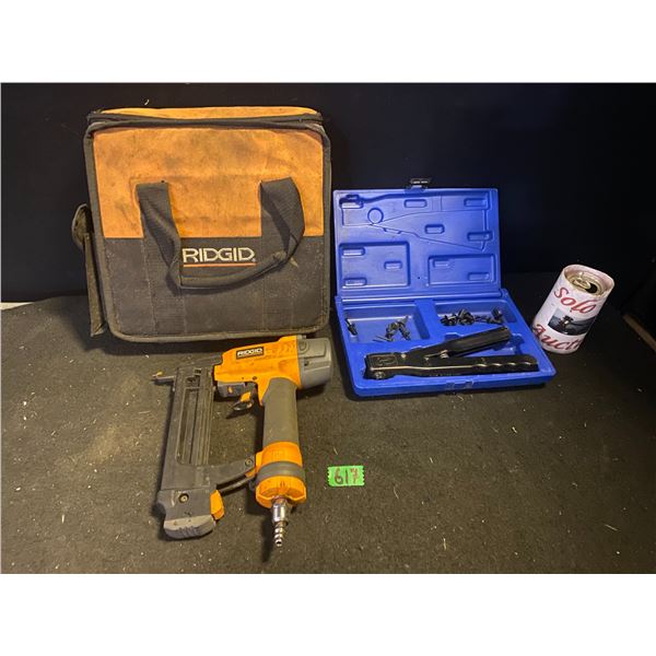 Ridgid nail gun, rivet gun