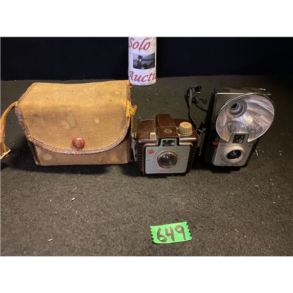 Vintage Brownie cameras