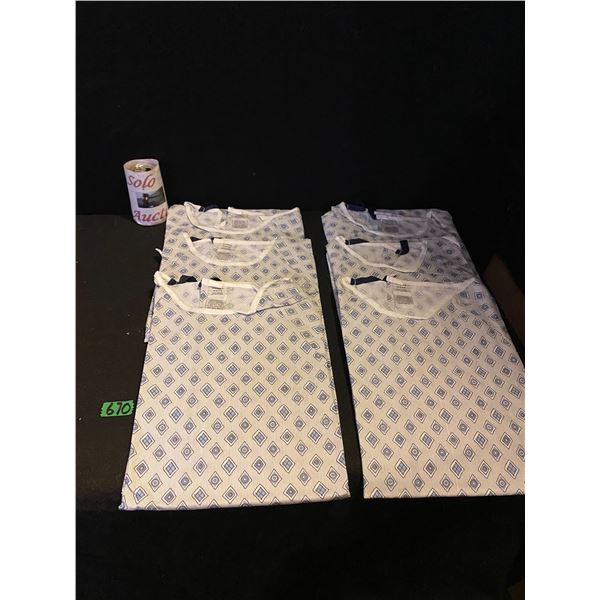 6 New hospital gowns one size fits all