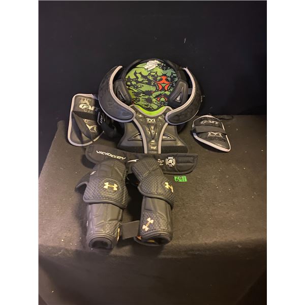 Lacrosse Gear - Shoulder pads & Under Armour Arm/Elbow pads