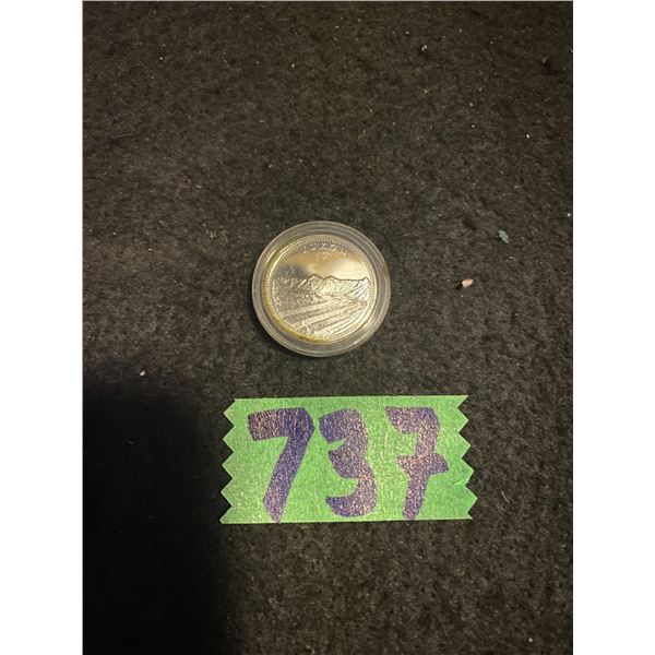 CDN 25 cent silver proof 1867-1992 Yukon