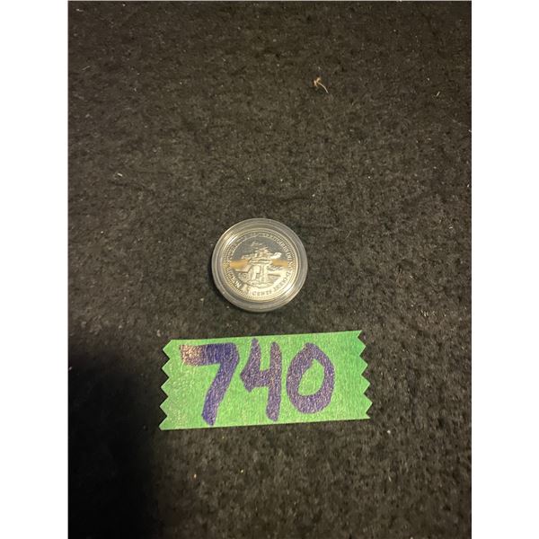 CDN 25 cent silver proof 1867-1992 Northwest Territories