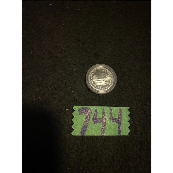 CDN 25 cent silver proof 1867-1992 British Columbia