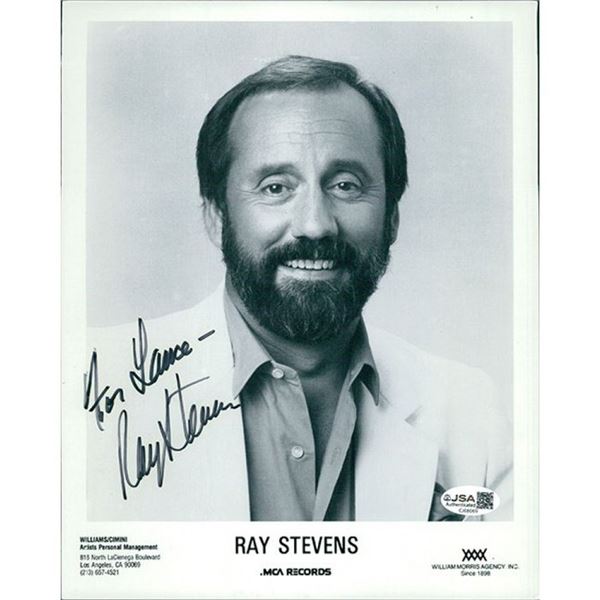 Country Star Ray Stevens Signed 8x10 Cardstock Promo Photo JSA Authentic Personalized